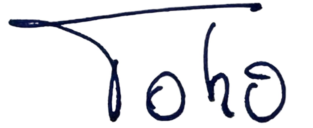 Handschriftliche Unterschrift von Torsten „TOHO“ Erler